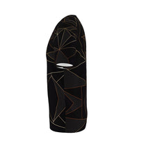Load image into Gallery viewer, Abstract Black Polygon with Gold Line Mens Cut and Sew T-Shirt by The Photo Access