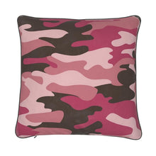 गैलरी व्यूवर में इमेज लोड करें, Pink Camouflage Cushion Pillow by The Photo Access