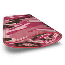 将图片加载到图库查看器,Pink Camouflage Leather Glasses Case by The Photo Access