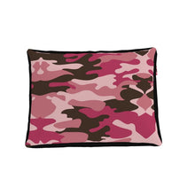 将图片加载到图库查看器,Pink Camouflage Dog Bed by The Photo Access