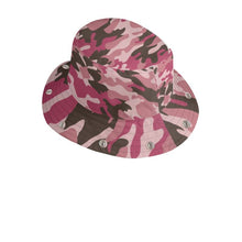 Load image into Gallery viewer, Pink Camouflage Bucket Hat with Visor by The Photo Access