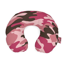 Cargar imagen en el visor de la galería, Pink Camouflage Travel Neck Pillow by The Photo Access