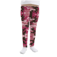 Load image into Gallery viewer, Pink Camouflage Kids Leggings by The Photo Access