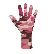 Load image into Gallery viewer, Pink Camouflage Fleece Gloves by The Photo Access