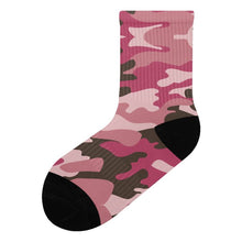 Load image into Gallery viewer, Pink Camouflage Socks by The Photo Access