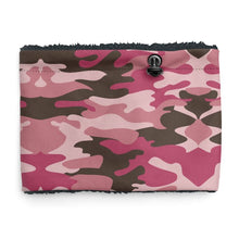将图片加载到图库查看器,Pink Camouflage Sherpa Snood by The Photo Access