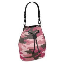 Load image into Gallery viewer, Pink Camouflage Bucket Bag by The Photo Access