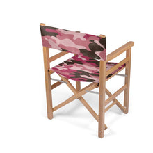 Load image into Gallery viewer, Pink Camouflage Directors Chair by The Photo Access