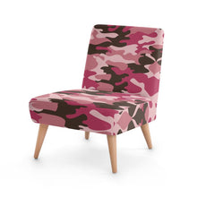 Load image into Gallery viewer, Pink Camouflage Occasional Chair by The Photo Access