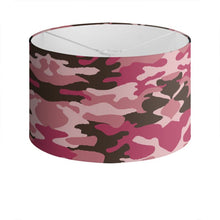 Загрузить изображение в средство просмотра галереи, Pink Camouflage Drum Lamp Shade by The Photo Access