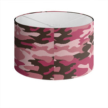 Загрузить изображение в средство просмотра галереи, Pink Camouflage Drum Lamp Shade by The Photo Access