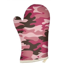 Load image into Gallery viewer, Pink Camouflage Oven Glove by The Photo Access