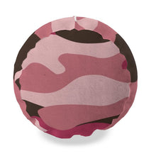 Lade das Bild in den Galerie-Viewer, Pink Camouflage Big Bolster Cushion by The Photo Access