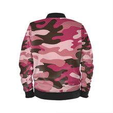 Load image into Gallery viewer, Pink Camouflage Mens Bomber Jacket by The Photo Access