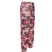 Load image into Gallery viewer, Pink Camouflage Mens Silk Pajama Bottoms by The Photo Access