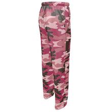 Load image into Gallery viewer, Pink Camouflage Mens Silk Pajama Bottoms by The Photo Access