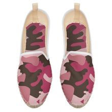 Load image into Gallery viewer, Pink Camouflage Loafer Espadrilles by The Photo Access