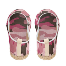 Load image into Gallery viewer, Pink Camouflage Loafer Espadrilles by The Photo Access