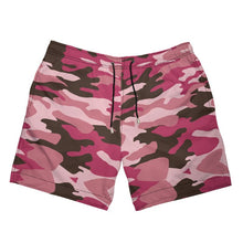 Load image into Gallery viewer, Pink Camouflage Mens Swimming Shorts by The Photo Access