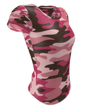 Load image into Gallery viewer, Pink Camouflage Ladies Cut and Sew T-Shirt by The Photo Access
