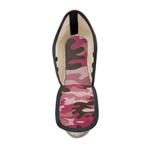 Load image into Gallery viewer, Pink Camouflage Ladies Wedge Espadrilles by The Photo Access