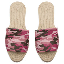 Load image into Gallery viewer, Pink Camouflage Sandal Espadrilles by The Photo Access