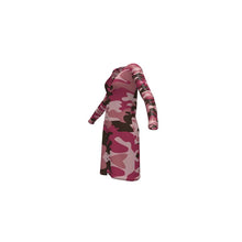 Load image into Gallery viewer, Pink Camouflage Ladies Cardigan by The Photo Access