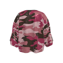 Load image into Gallery viewer, Pink Camouflage Kimono Jacket by The Photo Access