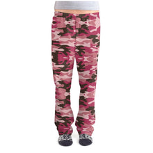 Load image into Gallery viewer, Pink Camouflage Ladies Pajama Bottoms by The Photo Access