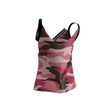 Load image into Gallery viewer, Pink Camouflage Cami Top by The Photo Access
