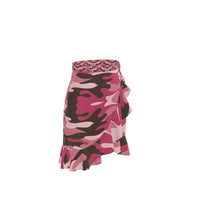 Load image into Gallery viewer, Pink Camouflage Flounce Skirt by The Photo Access