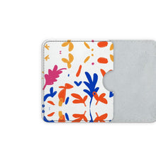 Load image into Gallery viewer, Abstract Leaf & Plant Leather Card Case by The Photo Access