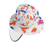 Load image into Gallery viewer, Abstract Leaf & Plant Bucket Hat with Visor by The Photo Access