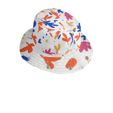 Load image into Gallery viewer, Abstract Leaf & Plant Bucket Hat with Visor by The Photo Access