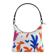 Load image into Gallery viewer, Abstract Leaf & Plant Square Hobo Bag by The Photo Access