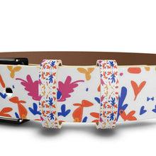 Load image into Gallery viewer, Abstract Leaf & Plant Leather Belt by The Photo Access