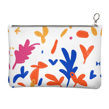 Load image into Gallery viewer, Abstract Leaf & Plant Leather Clutch Bag by The Photo Access