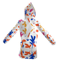 Загрузить изображение в средство просмотра галереи, Abstract Leaf & Plant Womens Hooded Rain Mac by The Photo Access