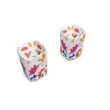 Load image into Gallery viewer, Abstract Leaf & Plant Square Shot Glasses (Set of 2) by The Photo Access