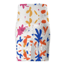 Load image into Gallery viewer, Abstract Leaf & Plant Pencil Skirt by The Photo Access