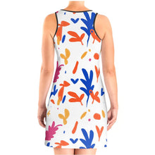 Load image into Gallery viewer, Abstract Leaf & Plant Halter Dress by The Photo Access