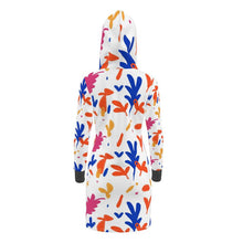 Load image into Gallery viewer, Abstract Leaf & Plant Hoody Dress by The Photo Access