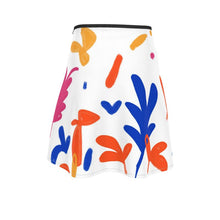 Load image into Gallery viewer, Abstract Leaf & Plant Flared Skirt by The Photo Access