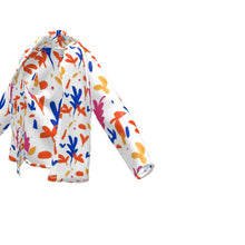 Load image into Gallery viewer, Abstract Leaf & Plant Wrap Blazer by The Photo Access