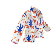 Load image into Gallery viewer, Abstract Leaf & Plant Wrap Blazer by The Photo Access