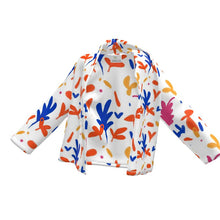 Load image into Gallery viewer, Abstract Leaf & Plant Wrap Blazer by The Photo Access