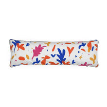 Load image into Gallery viewer, Abstract Leaf & Plant Bolster Cushion by The Photo Access