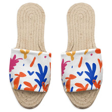 Load image into Gallery viewer, Abstract Leaf & Plant Sandal Espadrilles by The Photo Access