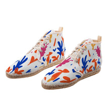 将图片加载到图库查看器,Abstract Leaf & Plant Hi Top Espadrilles by The Photo Access