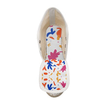 Load image into Gallery viewer, Abstract Leaf & Plant Ladies Wedge Espadrilles by The Photo Access